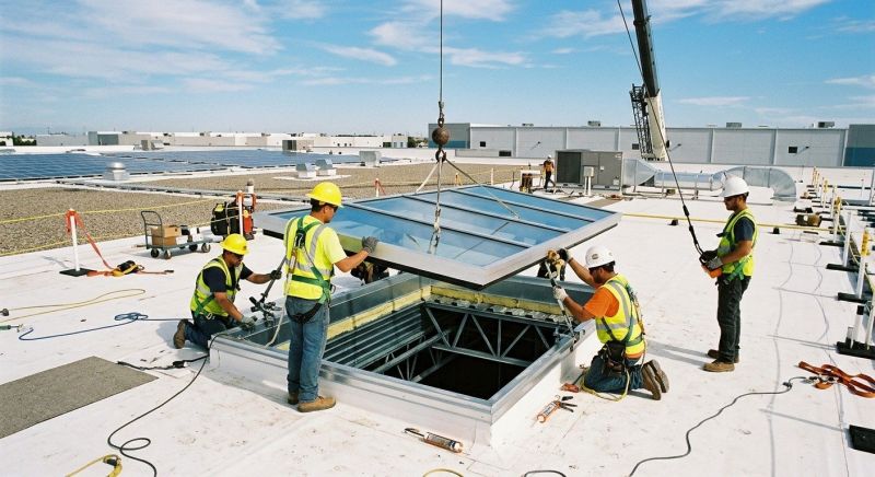 Commercial Skylight Renovation in Redmond, WA
