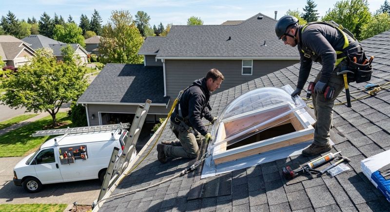 Dome Skylight Installation in Columbia, MO