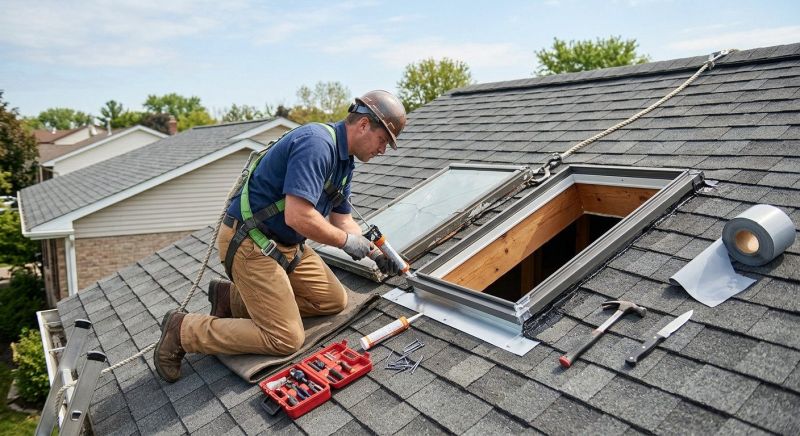 Skylight Leak Repair in Gig Harbor, WA